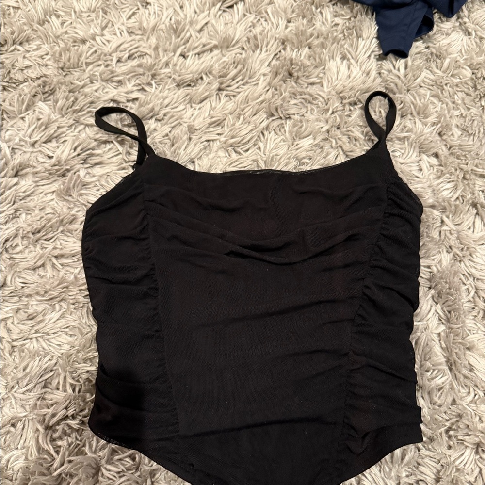 Kids Black One Piece Swimsuit